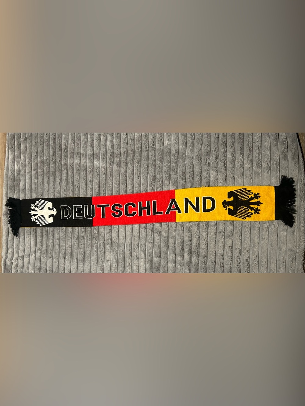 Germany "DEUTSCHLAND" Knit Soccer Scarf